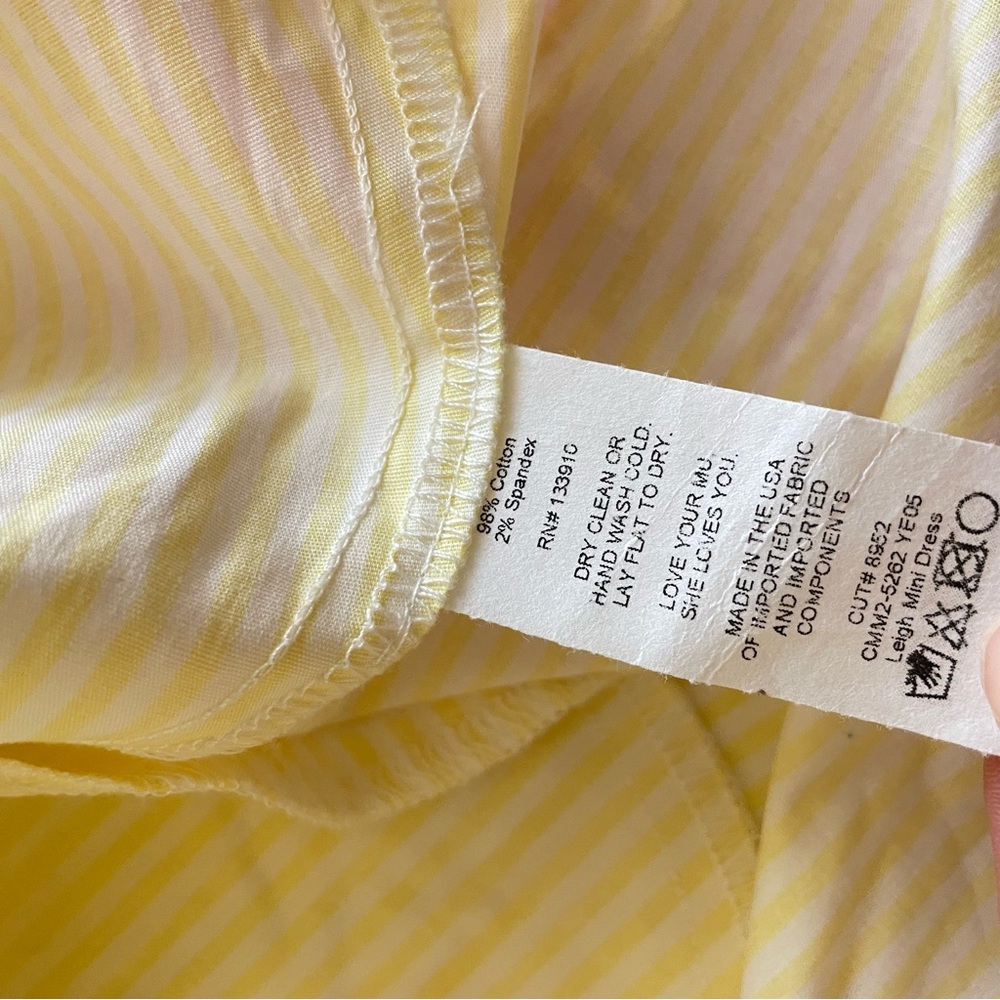 Show Me Your Mumu Sunshine Yellow Puff Sleeve Leigh Mini Dress Small NEW - Picture 5 of 6